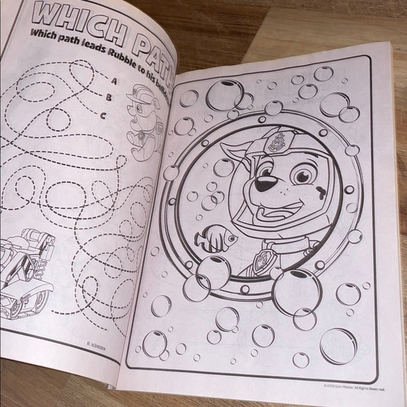 Nickelodeon PAW Patrol Doggie Divers Coloring Book - Picture 7 of 16